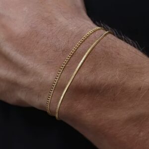 Le Bracelet Duo Epuré Doré