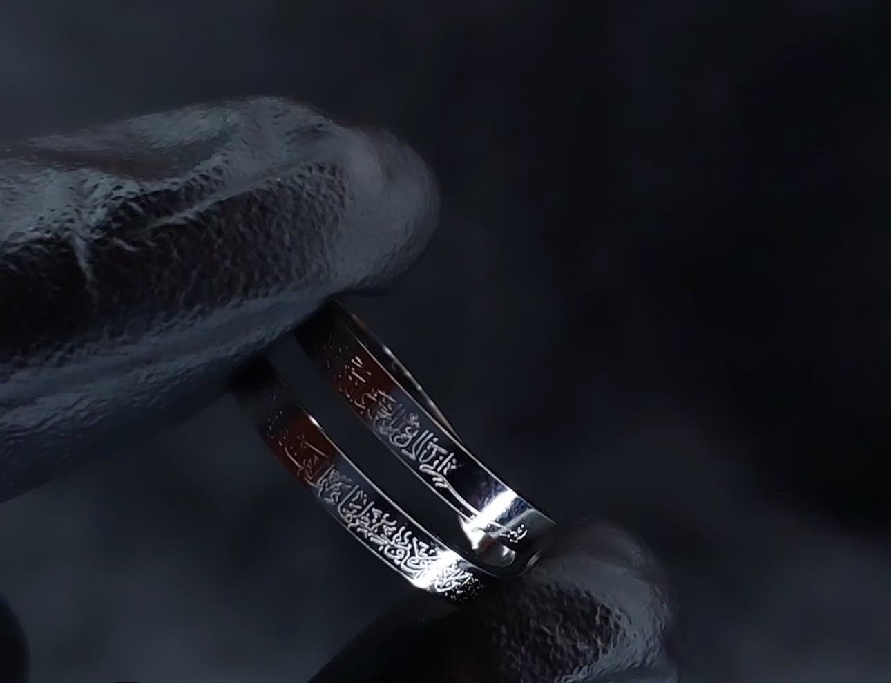 Bague Ayat Al-Kursi – Élégance & Protection 🕌 – Image 2