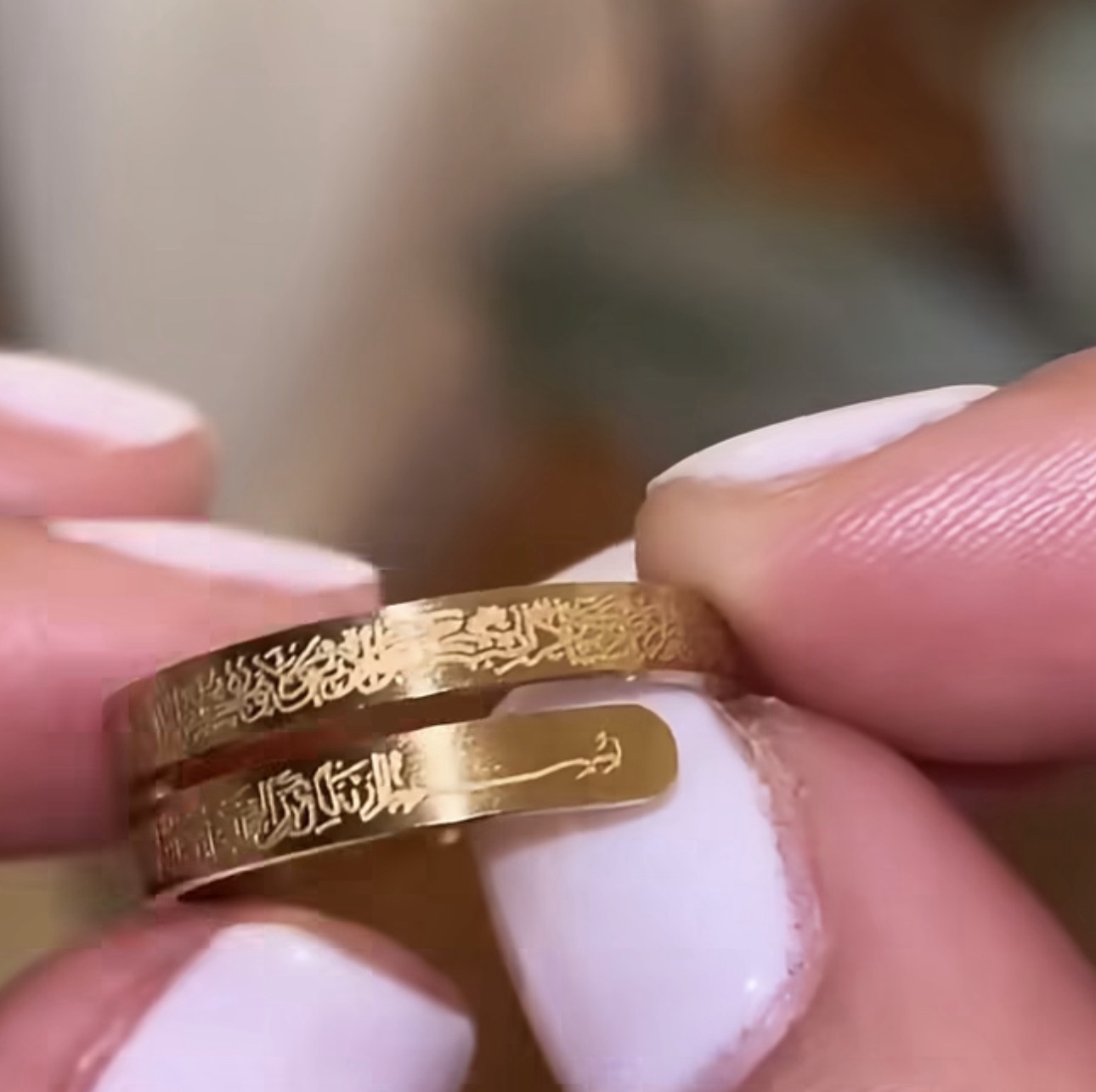 Bague Ayat Al-Kursi – Élégance & Protection 🕌 – Image 5